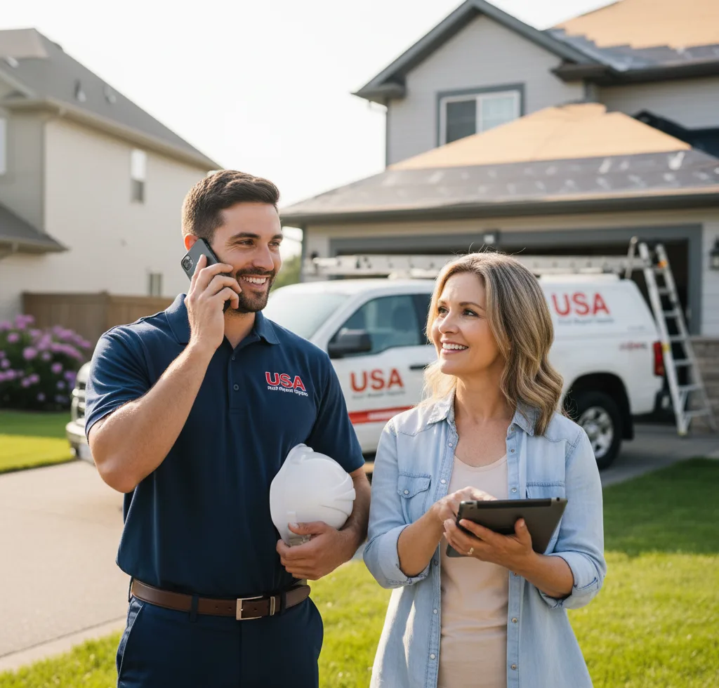 USA Roof Repair Experts customer support in Arkansas City